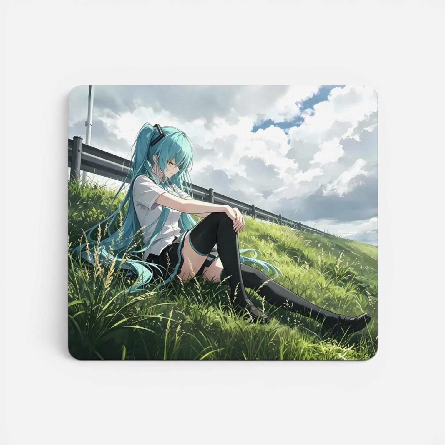 Hatsune Miku Glass Mousepad